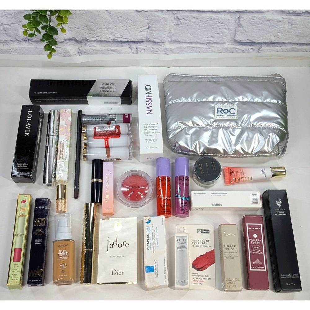 NEW MIXED MAKEUP 28LOT!💋Lipstick Clinique Mac Korean Sephora Nassif Lips Beauty